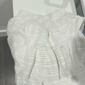 aerie rock n ruffle mini skirt